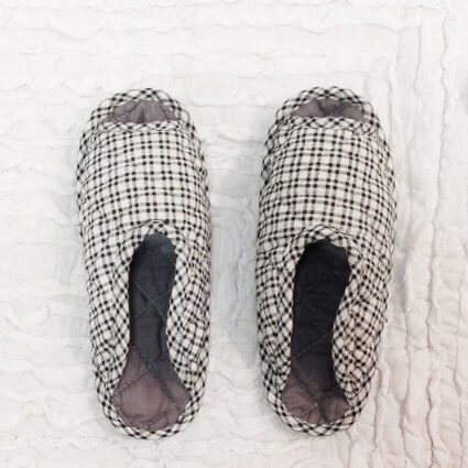 Softly Quilted Cotton Slippers